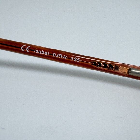 BANANA REPUBLIC “ISABEL” Eyeglasses Frame 48-16-135 Black/Orange H14532 - Picture 6 of 8